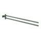 Grohe Handtuchhalter Essentials Cube h grap g, 2-arm, 43,9cm, schw, verd Bef-1