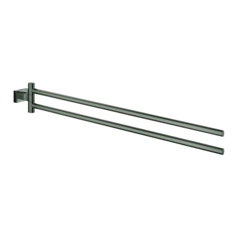 Grohe Handtuchhalter Essentials Cube h grap g, 2-arm, 43,9cm, schw, verd Bef