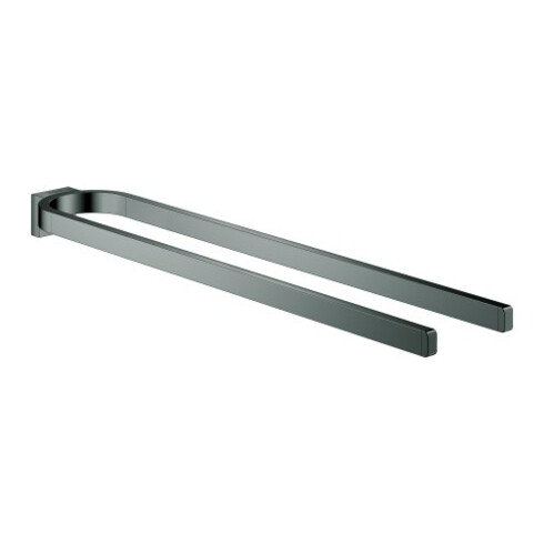 Grohe Handtuchhalter Selection 40cm, 2-arm, n. schwenkb., hard graphite