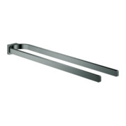 Grohe Handtuchhalter Selection 40cm, 2-arm, n. schwenkb., hard graphite