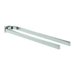 Grohe Handtuchhalter Selection 40cm, 2-arm, n. schwenkbar, supersteel