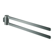 Grohe Handtuchhalter Selection 44,1cm, 2-arm, schwenkbar, hard graphite