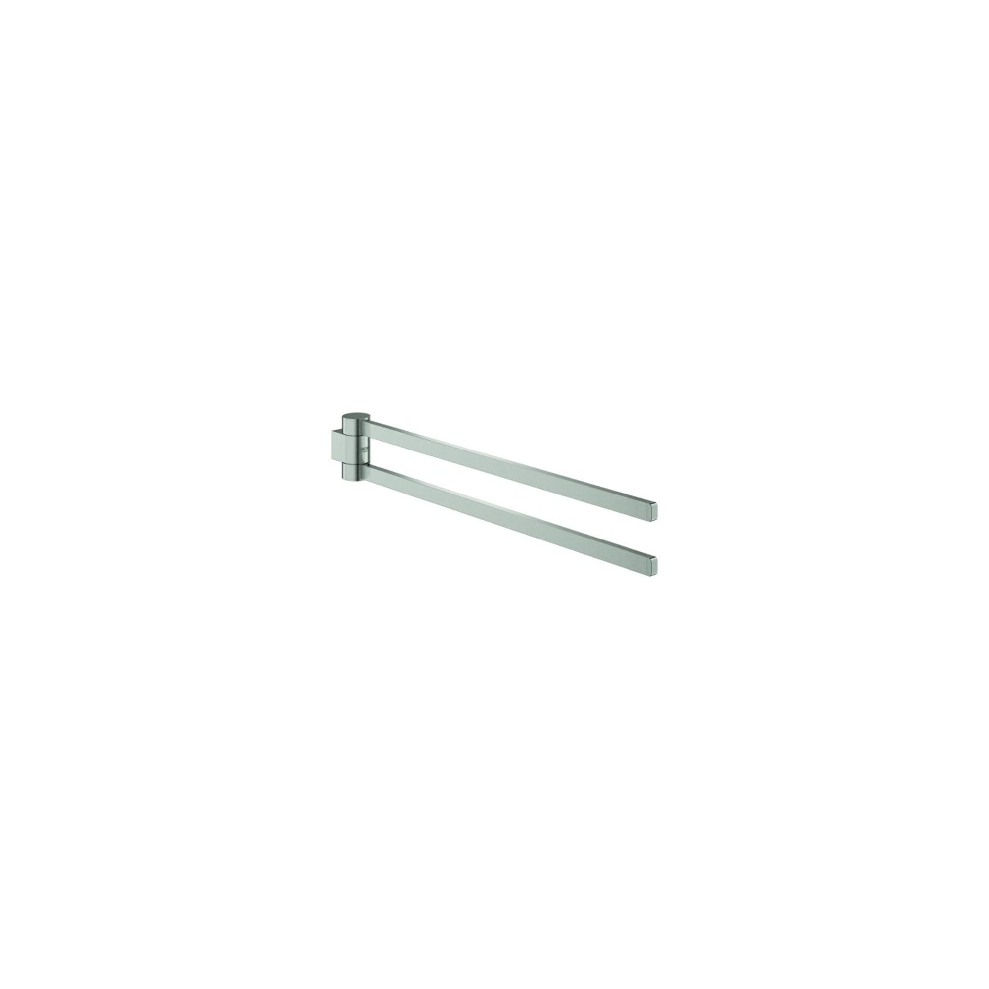Grohe Handtuchhalter Selection 44,1cm, 2-armig, schwenkbar, supersteel