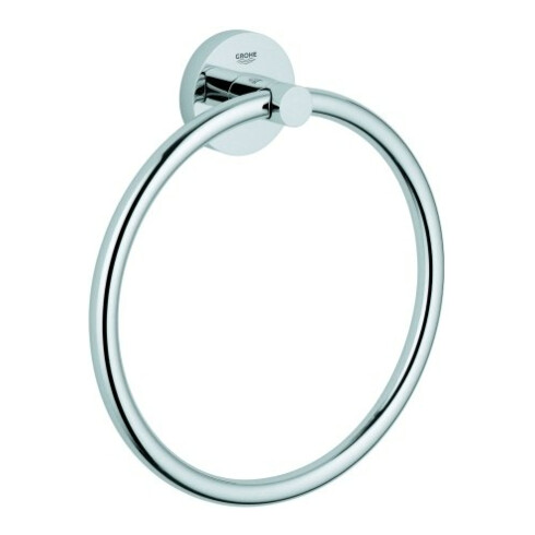 Grohe Handtuchring Essentials verdeckte Befestigung, chrom