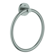 Grohe Handtuchring Essentials verdeckte Befestigung, supersteel
