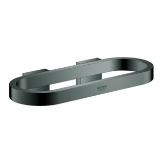 Grohe Handtuchring Selection 20cm lang, oval, hard graphite