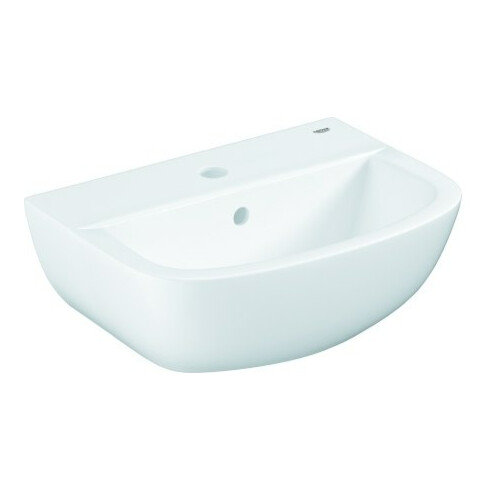 Grohe Handwaschbecken Bau Keramik 45cm, 1 HL m ÜL, wandhängend, alpinweiß