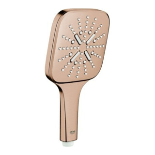 Grohe HB Rainshower SmartActive 130 Cube 3 jets, débit 9,5 l/min, blanc mat