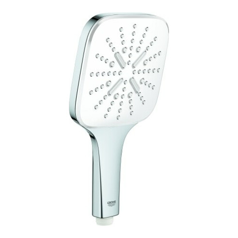 Grohe HB Rainshower SmartActive130 Cube 3 S-Art., m Begr 9,5 l/m., m wh.