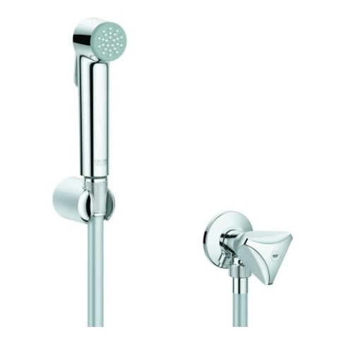 Grohe HB Tempesta -F Pommeau de douche 30 m avec valve d'arrêt, 1500 mm, chrome