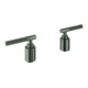 Grohe Hebel Atrio Private Collection avec poignée ronde, graphite dur brossé-1