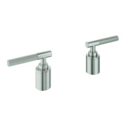 Grohe Hebel Atrio Private Collection avec surface moletée, supersteel