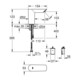 Grohe Infrar.-Elektr. BAUCOSMOPOLITAN E DN 15 f WT 6 V Lithium-Batterie chrom-4