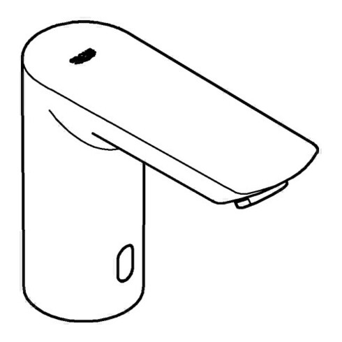 Grohe Infrar.-Elektr. BAUCOSMOPOLITAN E DN 15 f WT 6 V Lithium-Batterie chrom
