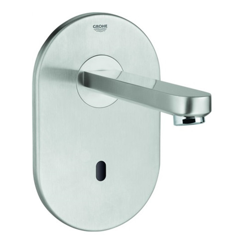 Grohe Infrarot-Elektronik CE EUROSMART für Waschtisch-Wandarmatur Edelstahl-Auslauf, Ausladung 170 mm chrom