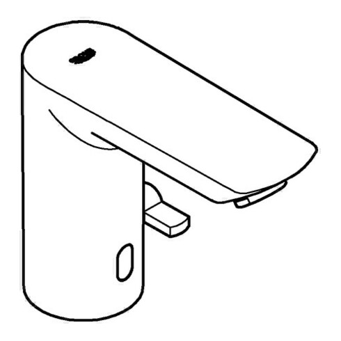 Grohe Infrarot-Elektronik E BAUCOSMOPOLITAN DN 15, für Waschtisch, mit Mischung chrom