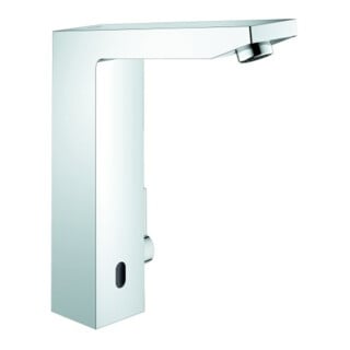 Grohe Infrarot-Waschtischarmatur Eurocube E chr, m Misch., Temperaturbegrenzer, 6 V