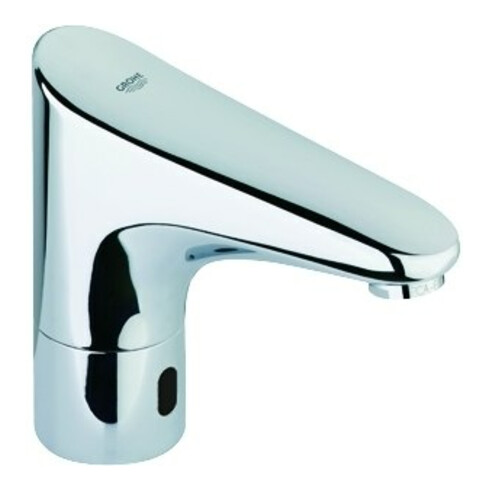 Grohe Infrarot-Waschtischarmatur Europlus E chrom, Steckertrafo, ohne Mischung