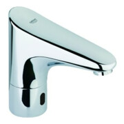 Grohe Infrarot-Waschtischarmatur Europlus E chrom, Steckertrafo, ohne Mischung