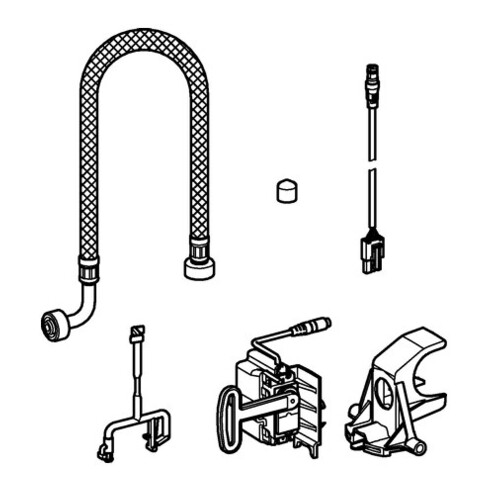 Grohe Installationsset Rapid SL für automatische Spülung und Vorspülung