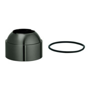 Grohe Kappe 46025 hard graphite gebürstet