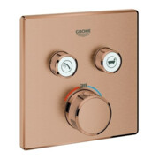 Grohe Kit complet Grohtherm Smartcontrol avec soleil, angle, encastré, UP-THM, 2 vannes d'arrêt