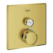 Grohe Kit complet Grohtherm Smartcontrol C sunr, carré, encastré, 1 vanne d'arrêt