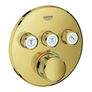 Grohe Kit complet Grohtherm Smartcontrol C sunr, rd, UP-THM, 3 vannes d'arrêt