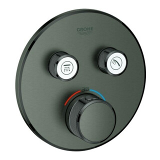 Grohe Kit complet Grohtherm Smartcontrol h graph. encastré, rond, UP-THM, 2 vannes d'arrêt