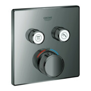 Grohe Kit complet Grohtherm Smartcontrol hd graphite, angle, UP-THM, 2 vannes d'arrêt