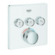Grohe Kit complet Grohtherm Smartcontrol moon blanc, angle, encastré, 3 vannes d'arrêt-1
