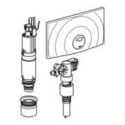 Grohe Kit de conversion 38815 pour réservoir 14 l chrome-4