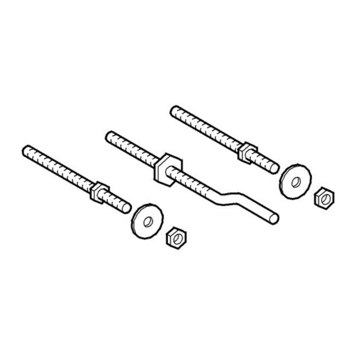Grohe Kit de conversion 42935 pour plaque de recouvrement Classic 330 chrome