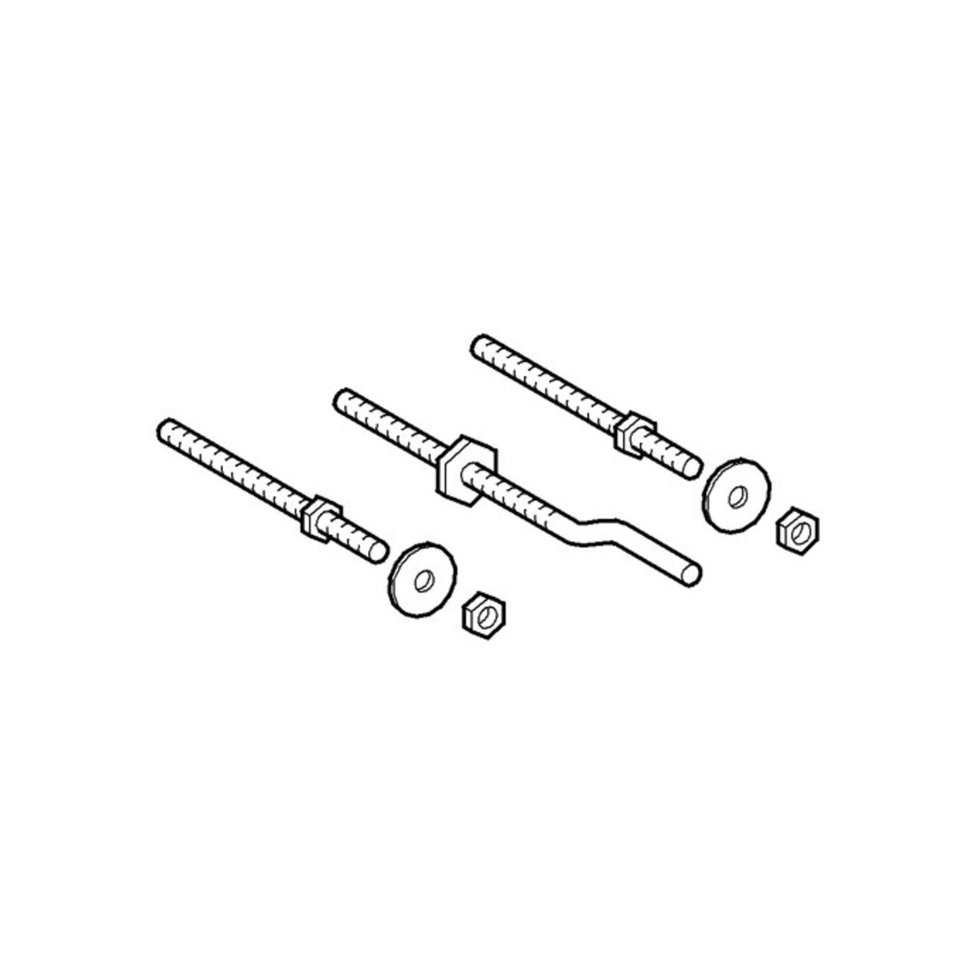 Grohe Kit de conversion 42935 pour plaque de recouvrement Classic 330 chrome