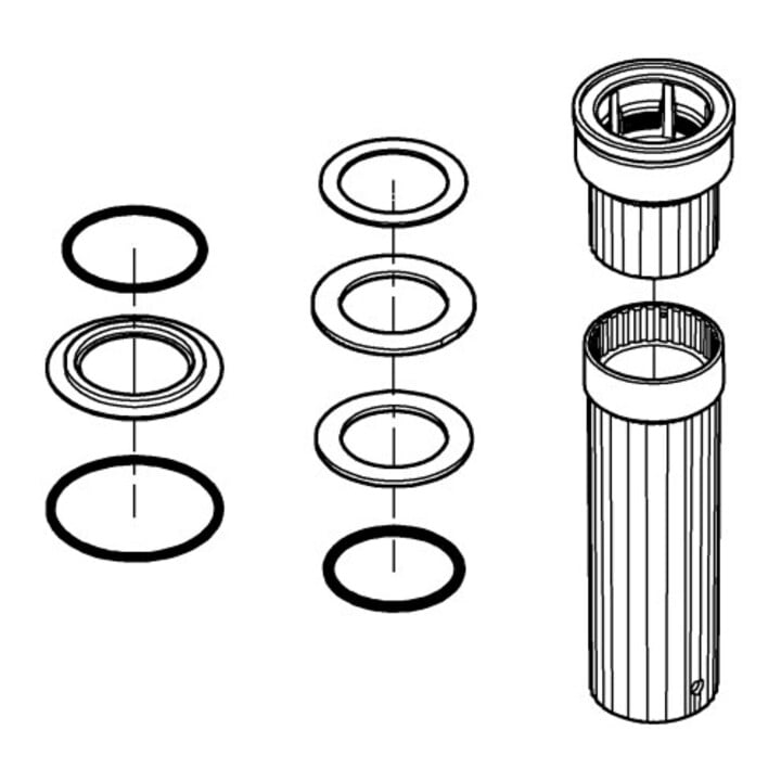Grohe Kit de fixation 48477 Écrou de fixation M33x1.5/Joints