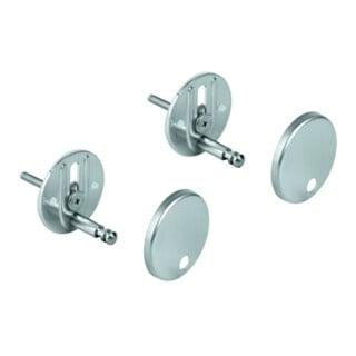 Grohe Kit de fixation 49529 pour abattant WC céramique chrome