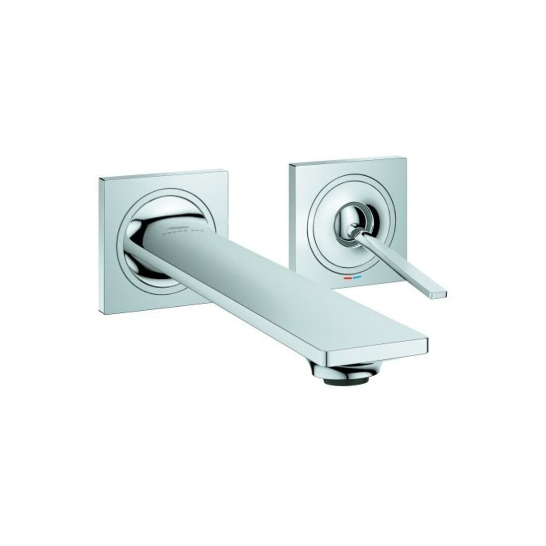 Grohe Kit de montage Allure encastré 2 trous, A 21,2 cm, chrome