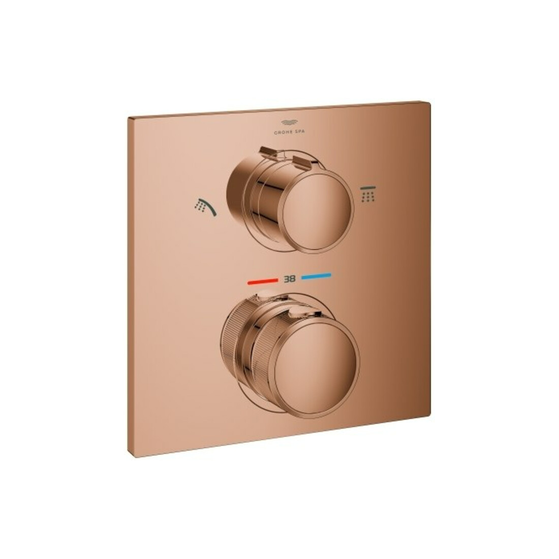 Grohe Kit de montage Allure UP-Br-THM, avec conversion 2 voies int., blanc suns