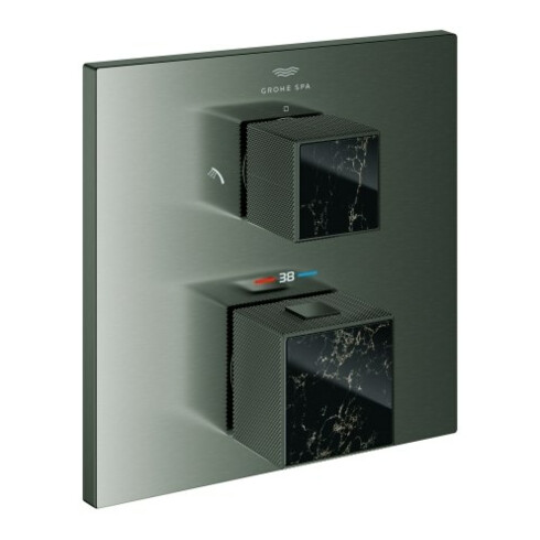 Grohe Kit de montage complet Allure Brilliant encastré Br-THM, 2 voies, avec entrée G, gris clair
