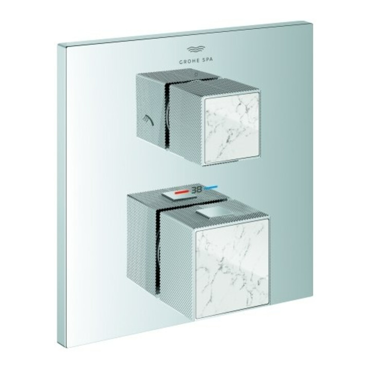 Grohe Kit de montage complet Allure Brilliant encastré UP-Br-THM, 2 voies, taille m, chrome