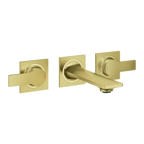 Grohe Kit de montage complet Allure Mitigeur lavabo encastré 3 trous, 1/2", H 15 cm, chromé satiné