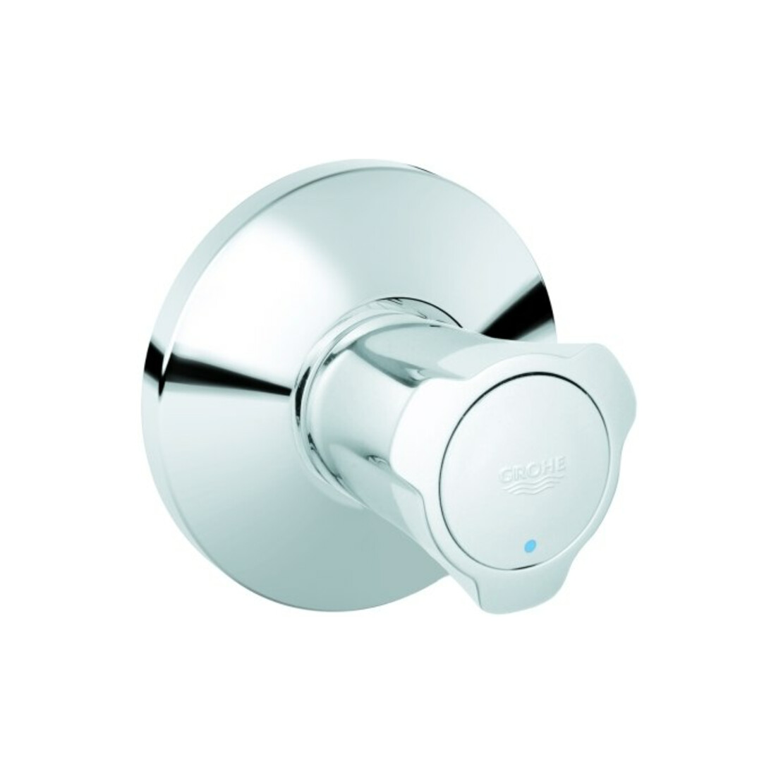 Grohe Kit de montage complet Costa garniture de valve encastrée, chrome, marquage bleu