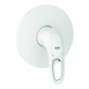 Grohe Kit de montage complet Eurostyle encastré, levier métal chromé, avec blanc-1