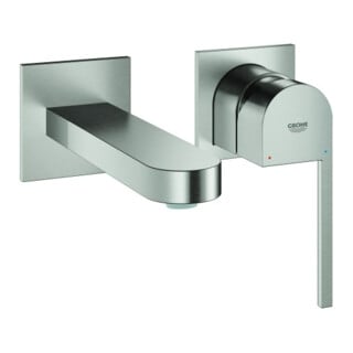 Grohe Kit de montage complet PLUS Robinet mural 2 trous, bec 14,7 cm, chromé