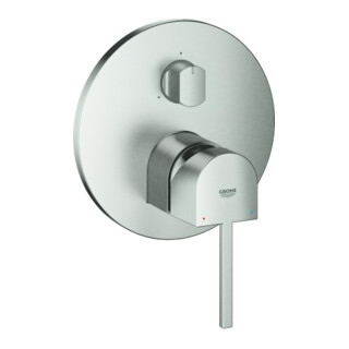 Grohe Kit de montage complet PLUS UP-EHM, commutation 3 voies, supersteel