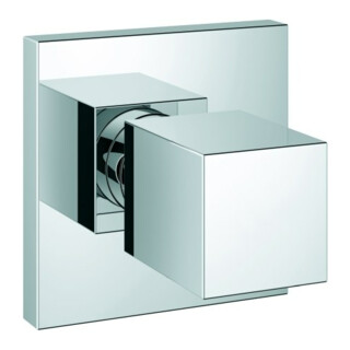 Grohe Kit de montage Eurocube chrome, garniture de valve encastrée, poignée métal