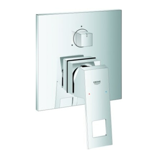 Grohe Kit de montage Eurocube encastré UP-EHM, avec commutateur 3 voies, chrome