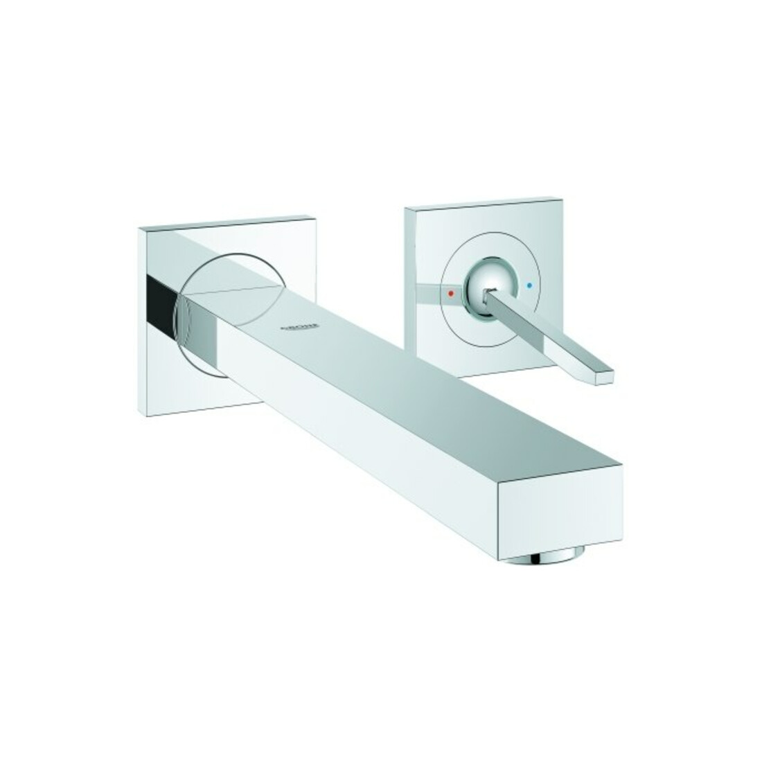 Grohe Kit de montage Eurocube Joy chr, mitigeur mural encastré UP-WT-2-L, bec 23,1 cm