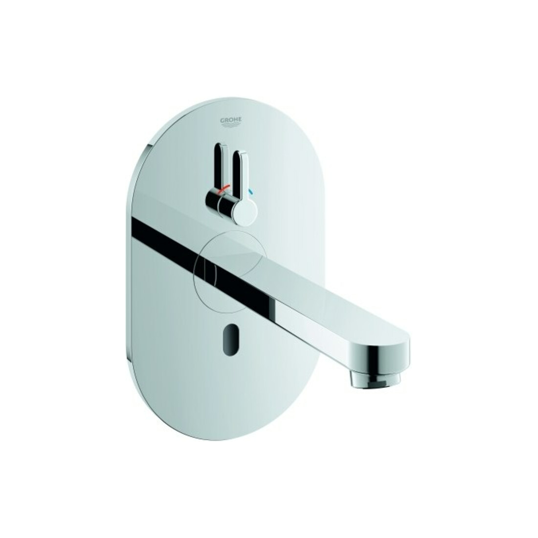 Grohe Kit de montage Eurosmart CE A 17,2 cm, robinet lavabo infrarouge, avec transfo, chrome