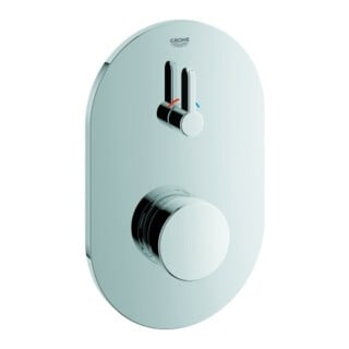 Grohe Kit de montage Eurosmart CT Douche encastrée à fermeture automatique, chromé